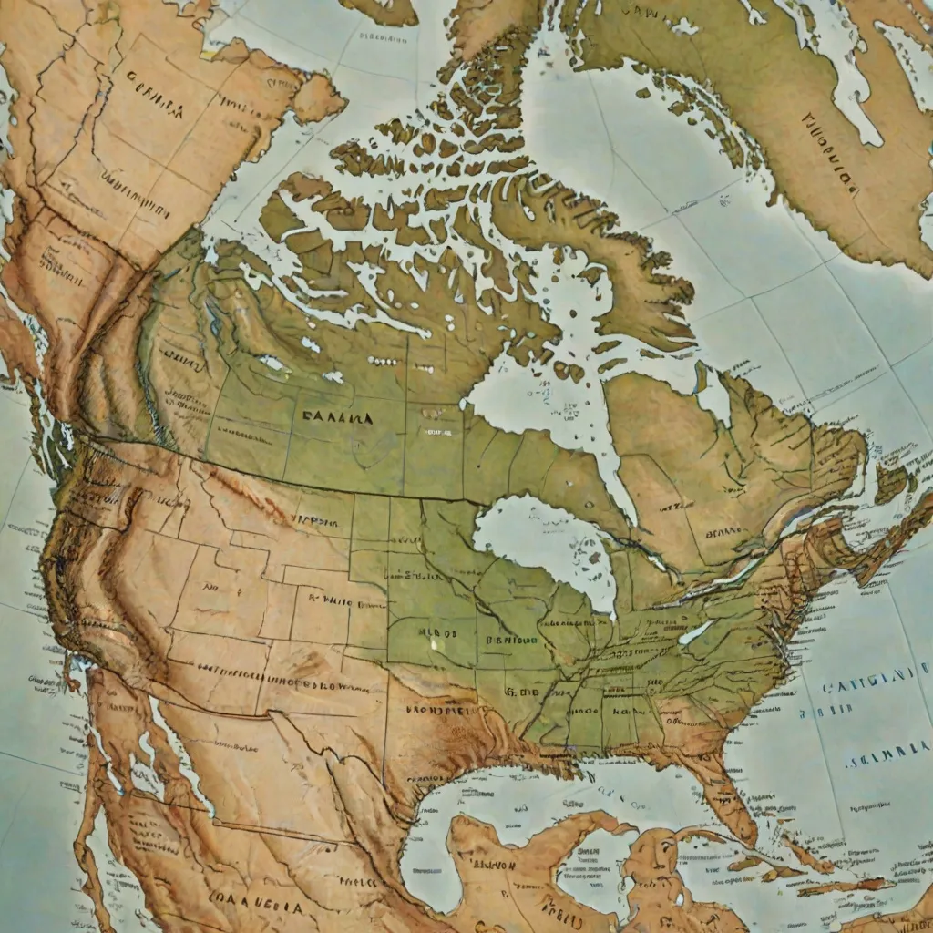 Gdzie znajduje się Kanada na mapie?