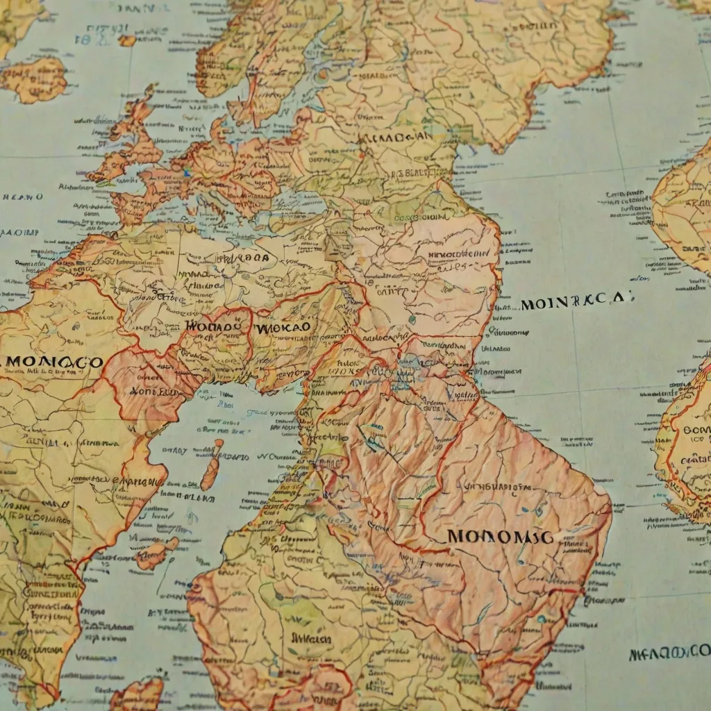 Gdzie leży Monako na mapie świata?